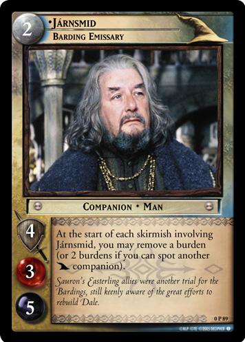 Jarnsmid, Barding Emissary (P)
